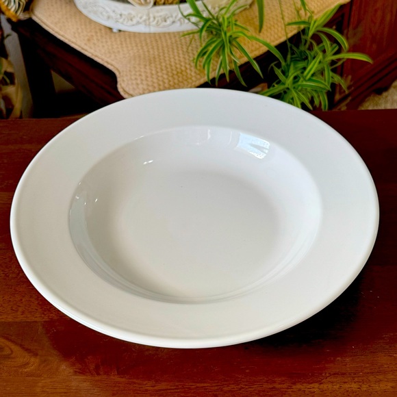 Gibson Other - Gibson China White 12 Inch Wide Rimmed Heavyweight Pasta Soup Salad Bowl